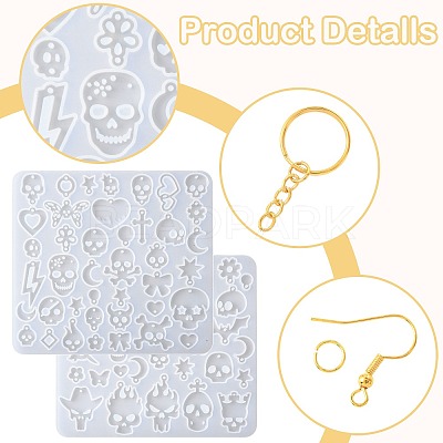 DIY Halloween Pendant Making Kit DIY-FS0010-04-1