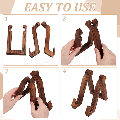 Wooden Cookbook Holder ODIS-WH0025-288B-1