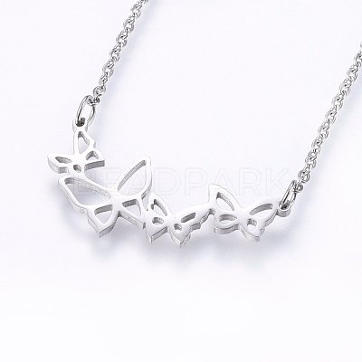 Tarnish Resistant 304 Stainless Steel Jewelry Sets SJEW-O090-14P-1
