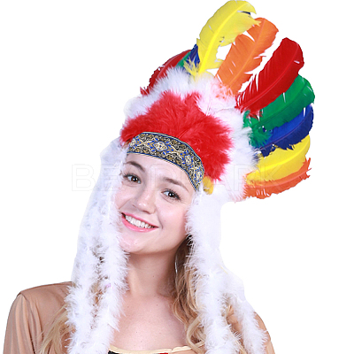 Ethnic Style Embroidery Polyester Ribbons OCOR-WH0070-04C-1
