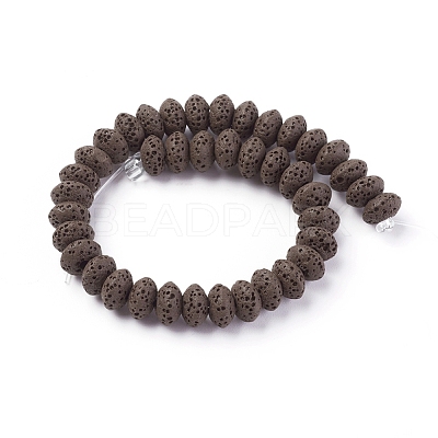 Natural Lava Rock Beads Strands G-F671-01A-13-1