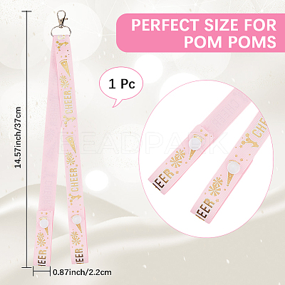 Cloth Pom Pom Holder for Backpack Cheer AJEW-WH20042-69B-1