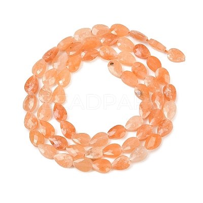 Natural Orange Aventurine Beads Strands G-A303-A02-01-1