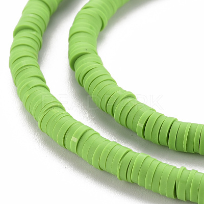 Handmade Polymer Clay Bead Strands CLAY-T002-4mm-68-1