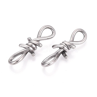 304 Stainless Steel Barbed Wire Links STAS-T072-138P-1