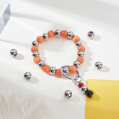 25Pcs 304 Stainless Steel European Beads STAS-GA0001-93-1