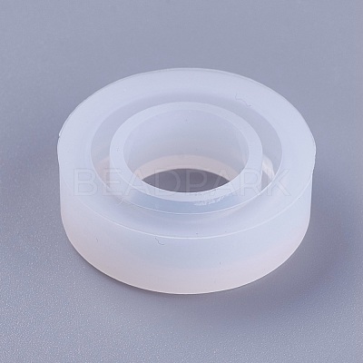 Transparent DIY Ring Silicone Molds DIY-WH0128-09B-1