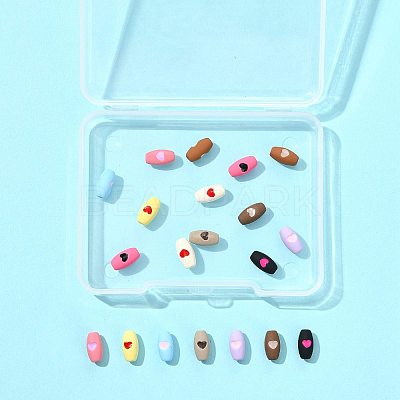 20Pcs 10 Colors Spray Painted Alloy Beads FIND-FS0004-62-1