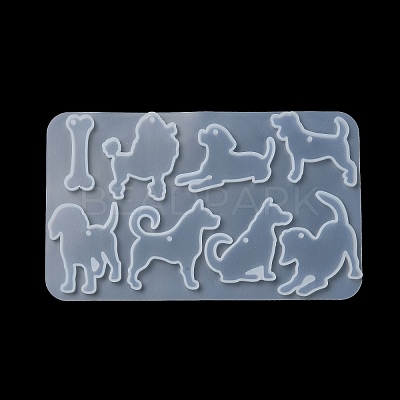 Dog DIY Pendant Silhouette Silicone Molds SIL-F010-05-1