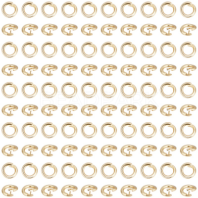Brass Twister Clasps KK-BBC0025-17B-G-1
