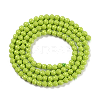 Synthetic Turquoise Beads Strands G-U004-02C-1