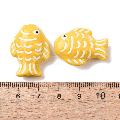 Handmade Porcelain Beads PORC-K010-08H-1