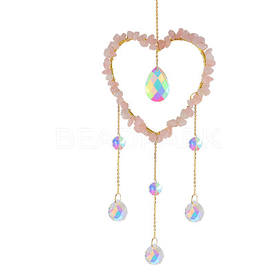 Iron Big Pendant Decorations DJEW-PW0007-09A-1