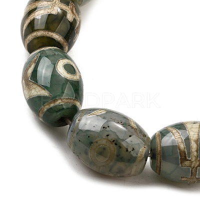 Tibetan Style dZi Beads Strands G-S389-A01-1