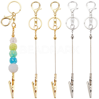 4Pcs Alloy Bracelet Tool Jewelry Helper Beadable Alligator Clips AJEW-SP0001-70-1