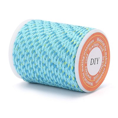 4-Ply Polycotton Cord with Metallic Thread X1-OCOR-Z003-D07-1