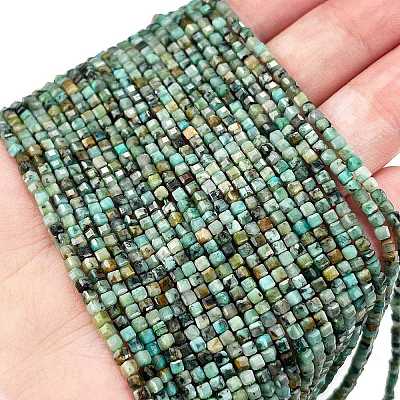 Natural African Turquoise(Jasper) Beads Strands G-A02-02-1