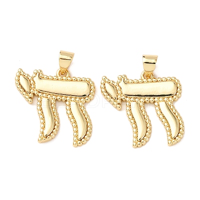 Brass Pendants KK-K408-67G-01-1