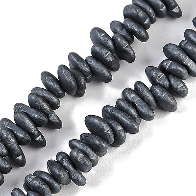 Electroplated Synthetic Non-magnetic Hematite Beads Strands G-G174-A01-01-1