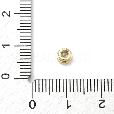 Flat Round Brass Micro Pave Cubic Zirconia Cabochons KK-P345-13G-A06-1