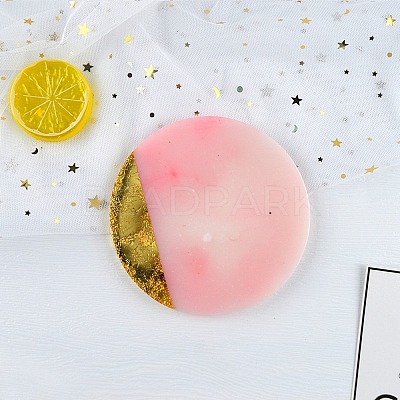 DIY Flat Round Cup Mat Silicone Molds X-DIY-E036-02-1