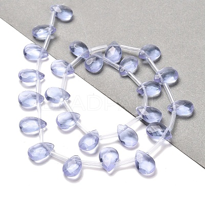 K9 Glass Beads Strands GLAA-Q102-01G-1