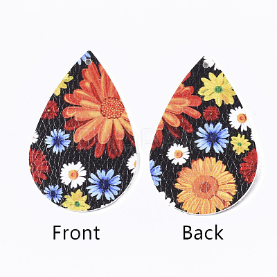 PU Leather Big Pendants X-FIND-T058-B01-1