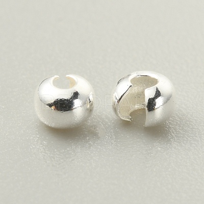 925 Sterling Silver Crimp Beads Covers FIND-WH0120-53A-1