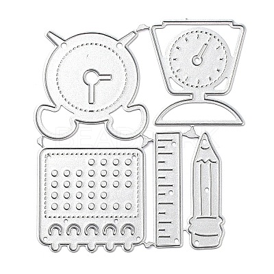 Study Supplies Carbon Steel Cutting Dies Stencils DIY-P076-14-1