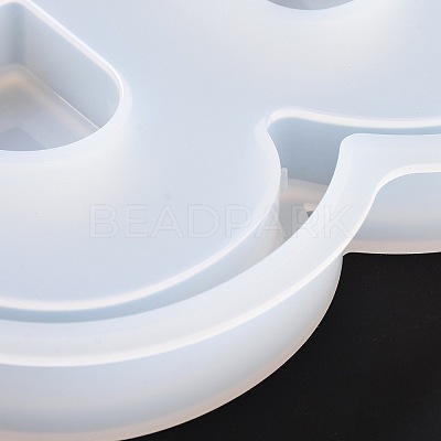 Letter-shaped Food Grade Money Box Silicone Molds DIY-D072-01GP-02-1