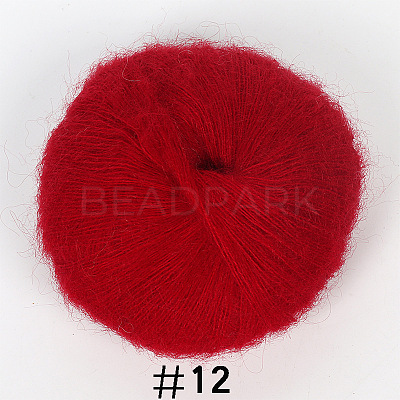 Soft Fuzzy Angora Mohair Wool Yarn PW22070129145-1
