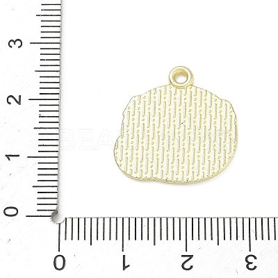 Tennis Alloy Enamel Pendants AL-CBA292F-02G-G-1