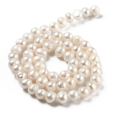 Natural Cultured Freshwater Pearl Beads Strands PEAR-L033-05C-1