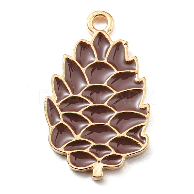 Thanksgiving Day Alloy Enamel Pendants LS-ENAM-D060-01G-KCG-1