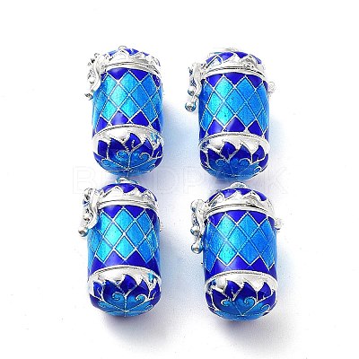 Brass Prayer Box Pendants KK-D528-16-1