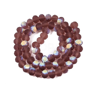 Transparent Glass Beads Strands EGLA-A044-T8mm-MB13-1