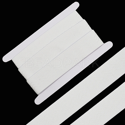 5M Polyester Non-Slip Silicone Elastic Gripper Bands for Garment Sewing SRIB-GF0001-50B-02-1