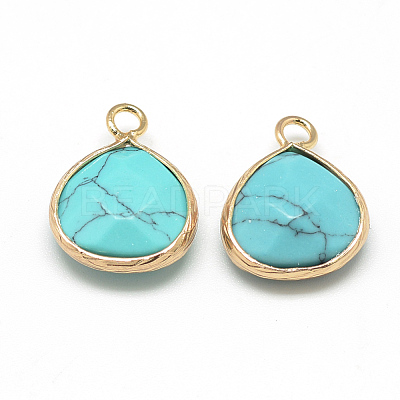 Synthetic Turquoise Pendants G-Q963-03-1