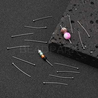 Tarnish Resistant 304 Stainless Steel Ball Head pins STAS-R051-30mm-1