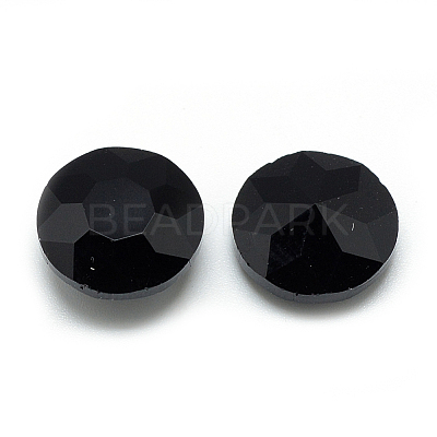 Pointed Back Glass Rhinestone Cabochons RGLA-T029-10mm-23-1