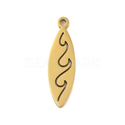 304 Stainless Steel Pendants STAS-S123-03G-06-1