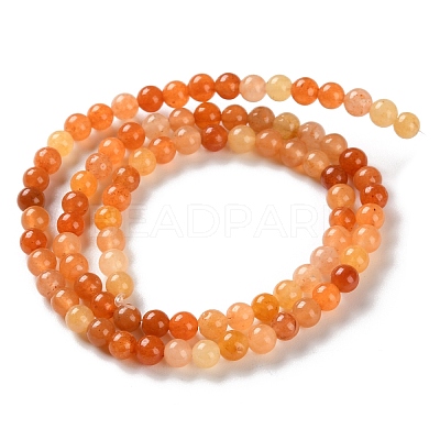 Natural Red Aventurine Beads Strands X-G-L609-A02-03-1