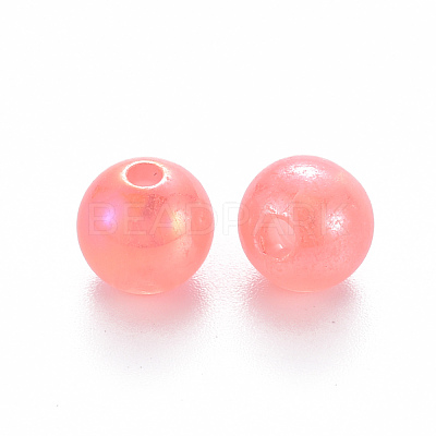 AB Colour Imitation Jelly Acrylic Beads X-MACR-S823-8mm-1