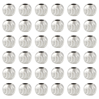 50Pcs 925 Sterling Silver Beads STER-TA0001-08-1