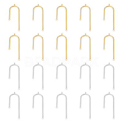 304 Stainless Steel Asymmetric Length Chandelier Component Links STAS-UN0011-59-1