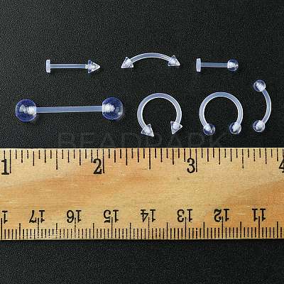 14Pcs 7 Style Acrylic Piercing Body Jewelry DIY-FS0005-41-1