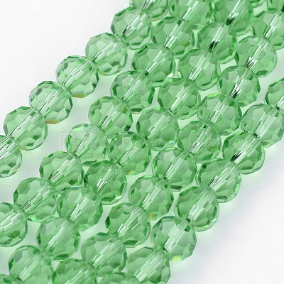 Transparent Glass Bead Strands X-GLAA-G013-4mm-55-1