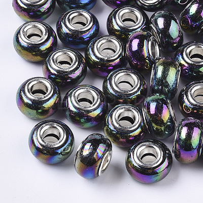 Opaque Resin European Beads RPDL-T038-007-1