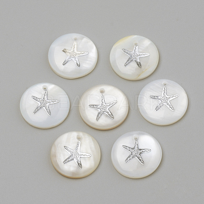 Freshwater Shell Pendants X-SHEL-Q010-P-1