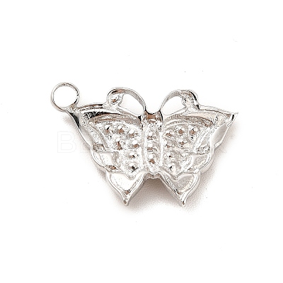Non-Tarnish 304 Stainless Steel Pendant Rhinestone Settings STAS-F282-11P-1